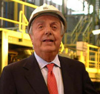 Emilio Riva, proprietario dell'Ilva