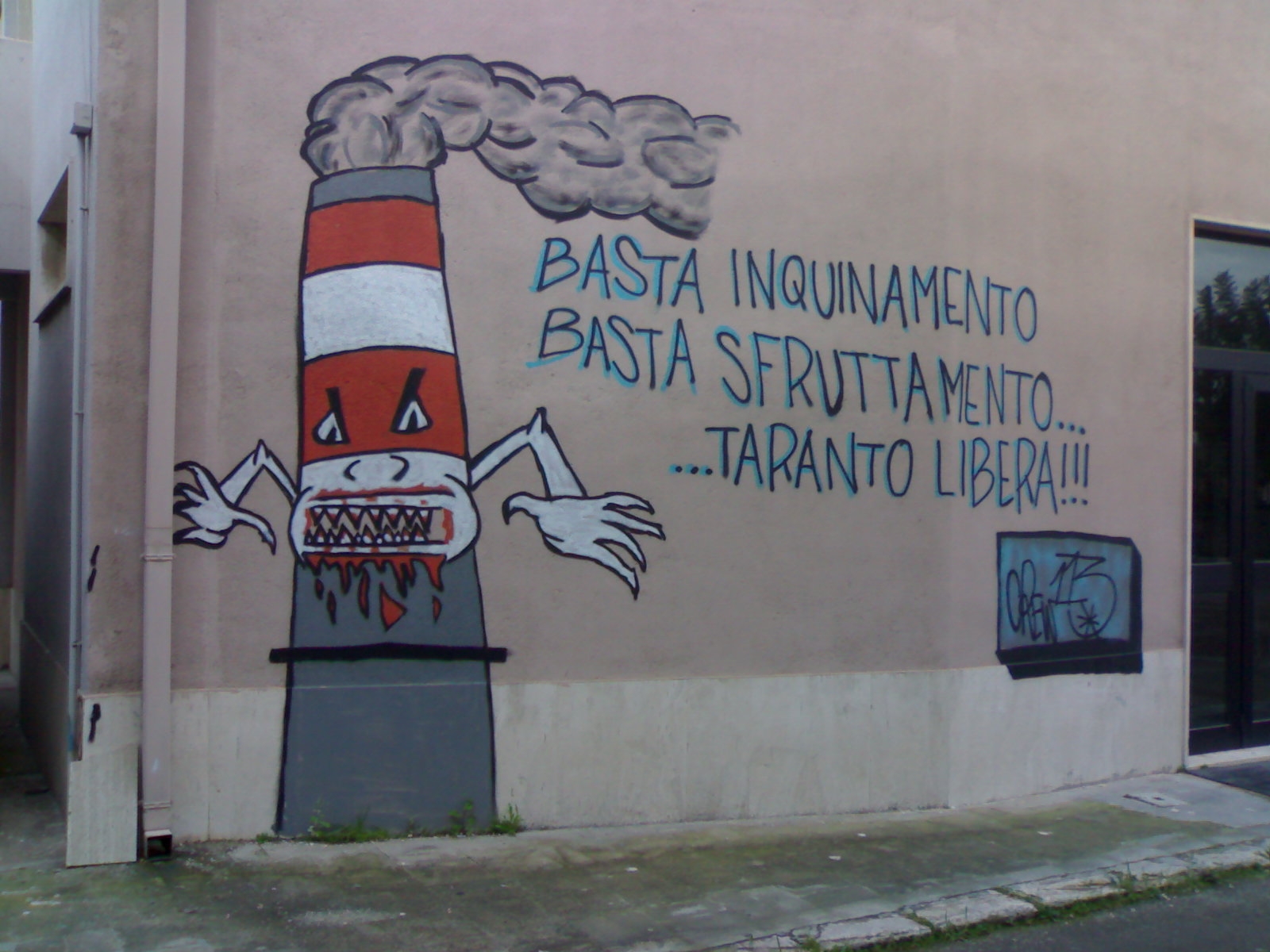 Murales a Taranto (Istituto Fermi)