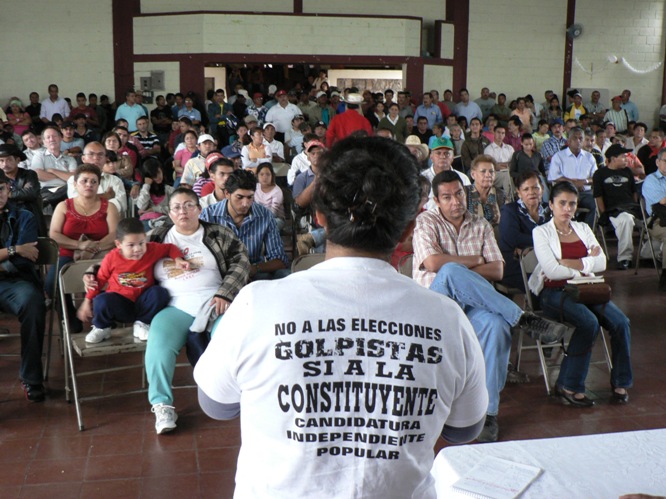 Bertha Cáceres (Foto G. Trucchi)