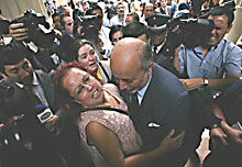 familiari di vittime di Pinochet