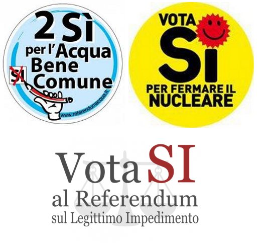 referendum 12 e 13 giugno