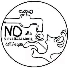 No alla privatizzazione dell'acqua
